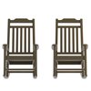 Flash Furniture Winston All-Weather Rocking Chair in Mahogany Faux Wood, 2PK 2-JJ-C14703-MHG-GG